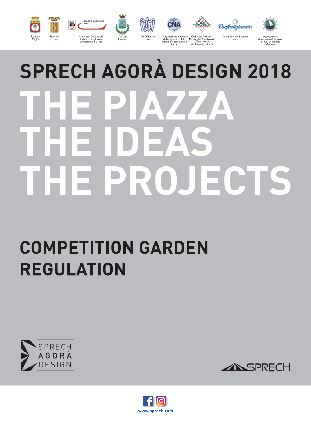 Sprech Agorà Design 2018 the Piazza the Ideas the Projects