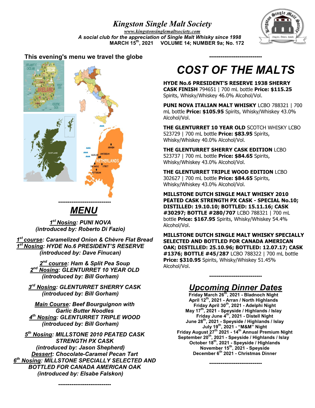 Kingston Single Malt Society