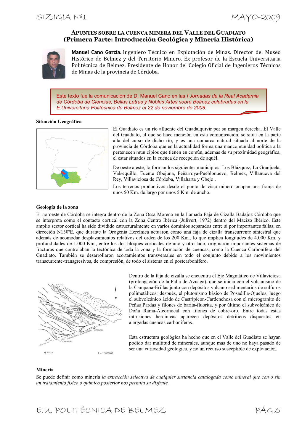 La Minería En El Valle Del Guadiato