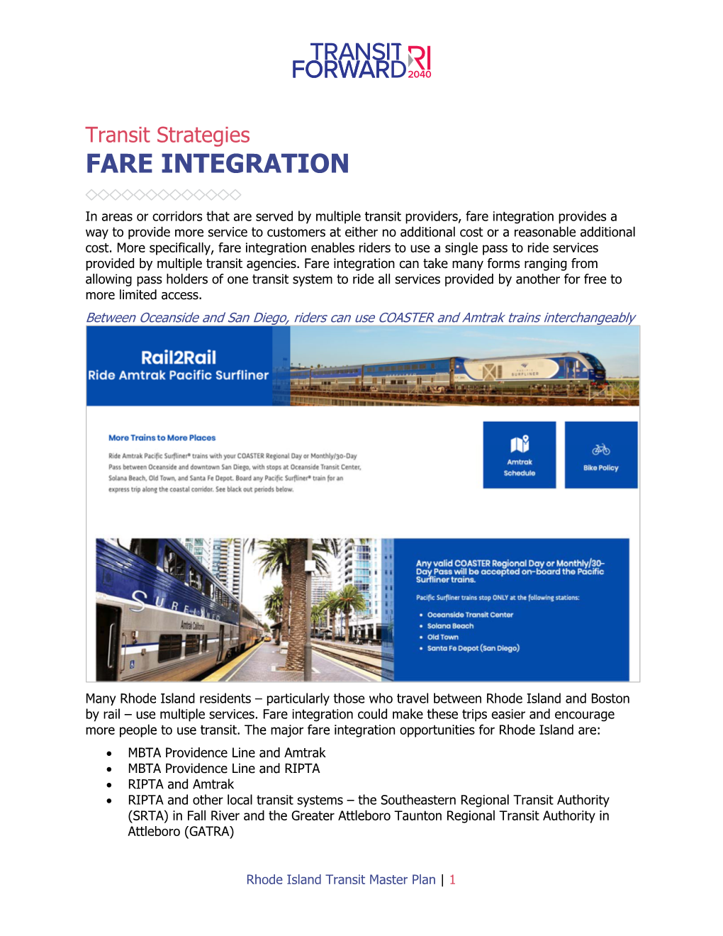 Fare Integration