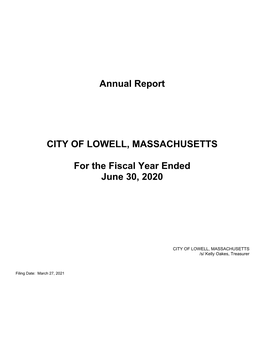 FY2021 Lowell Annual Report