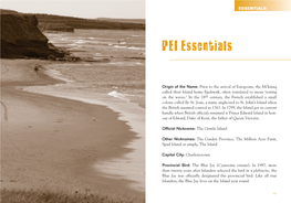 PEI Essentials