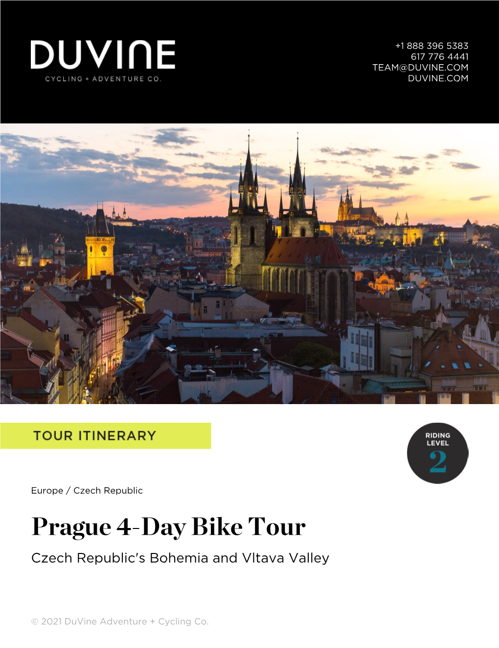 Prague 4-Day Bike Tour Czech Republic's Bohemia and Vltava Valley