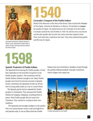 Coronado's Conquest of the Pueblo Indians Spanish Treatment Of