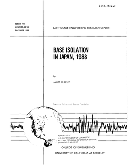 Base Isolation in Japan, 1988