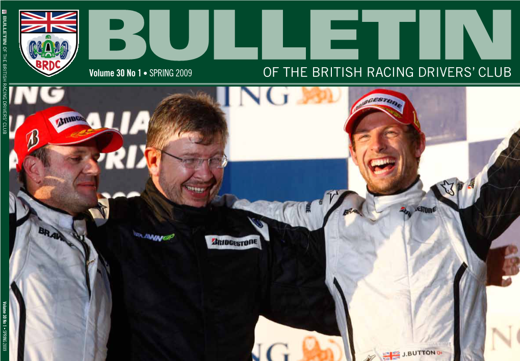 BRDC Bulletin Volume 30 Issue 1