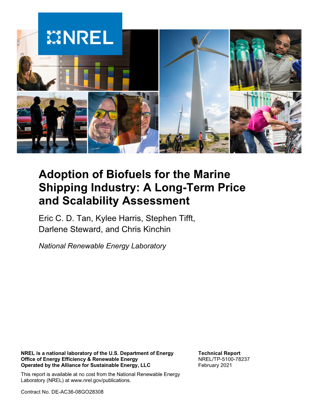Adoption of Biofuels for the Marine Shipping Industry: a Long-Term Price and Scalability Assessment Eric C