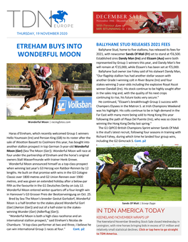 Tdn Europe • Page 2 of 12 • Thetdn.Com Thursday • 19 November 2020