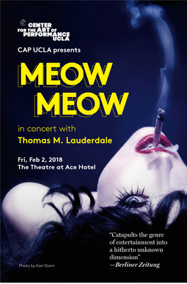MEOW MEOW in Concert with Thomas M