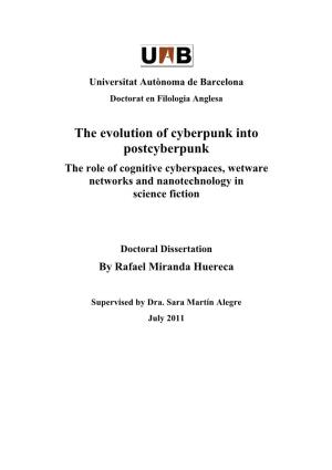 The Evolution of Cyberpunk Into Postcyberpunk