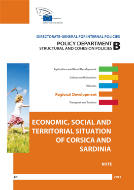 Economic, Social and Territorial Situation of Corsica and Sardinia