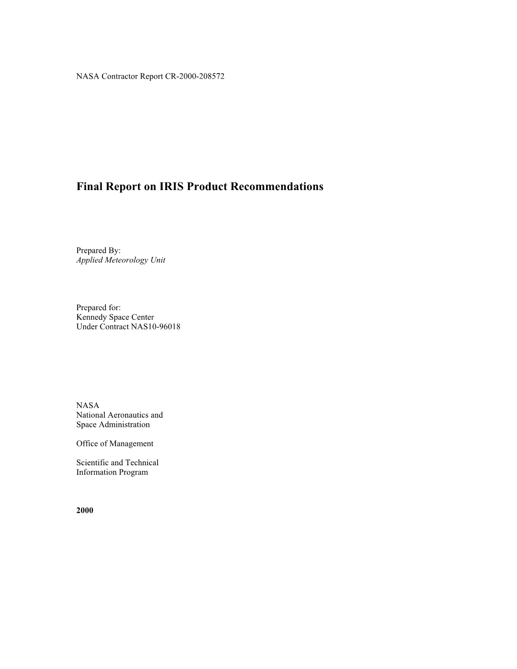 Final Report on Prototype Sodar Evaluation
