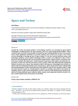 Space and Turkey