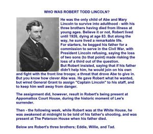 Who Was Robert Todd Lincoln?