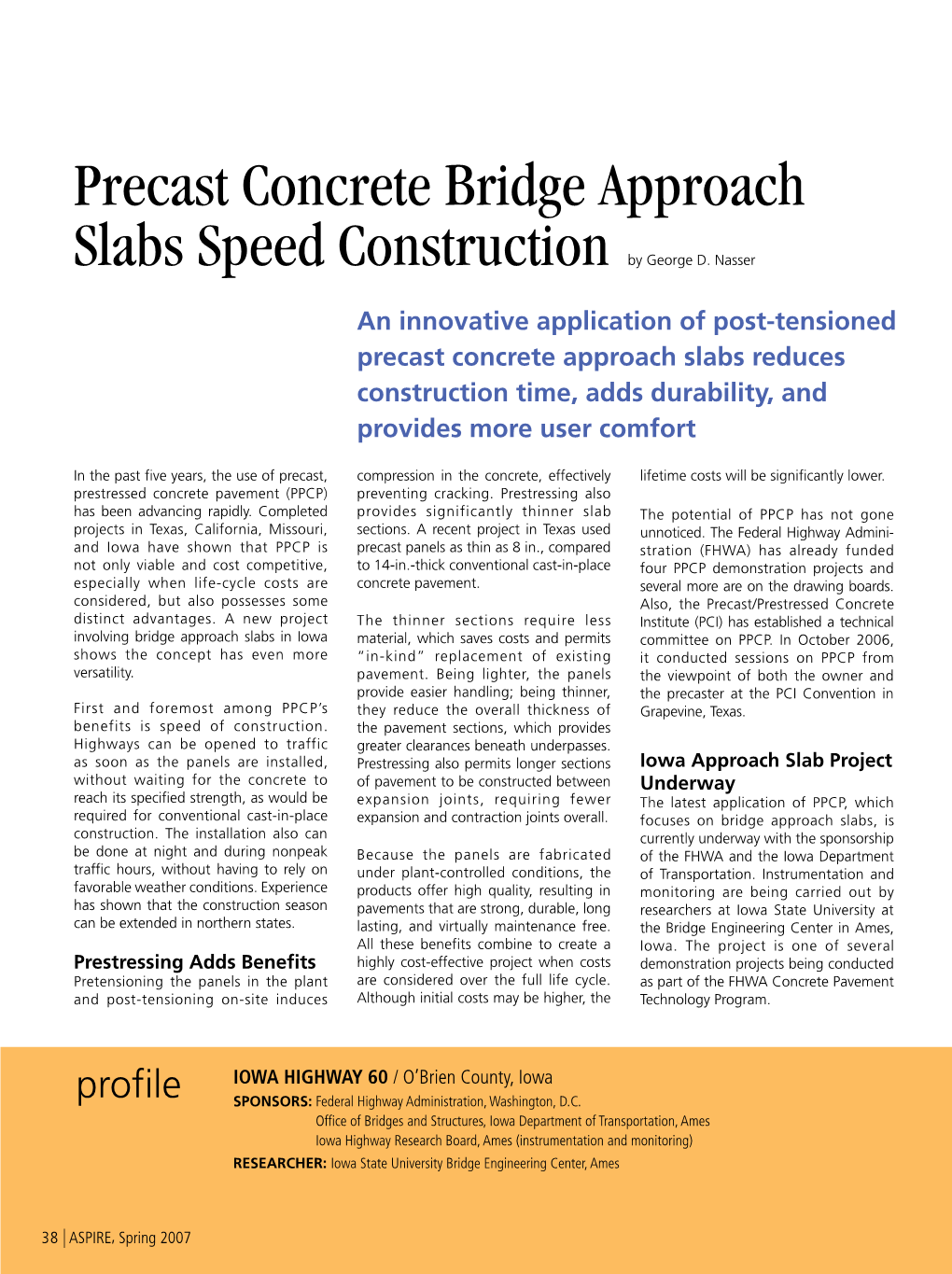 Precast Concrete Bridge Approach Slabs Speed Construction