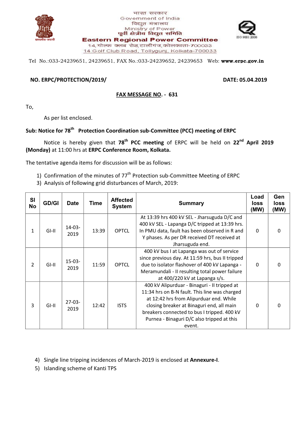 05.04.2019 Fax Message