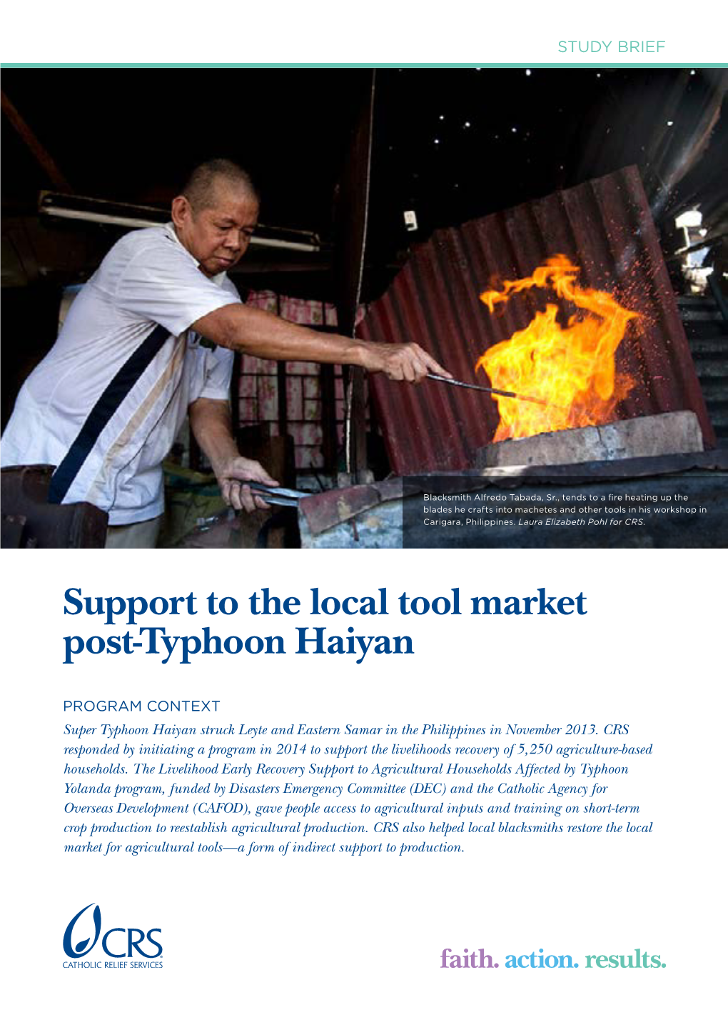 Support to the Local Tool Market Post-Typhoon Haiyan