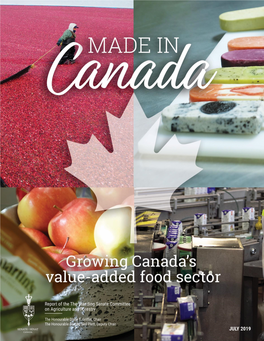 Profile of Canada's Value-Added Agriculture and Agri-Food Sector