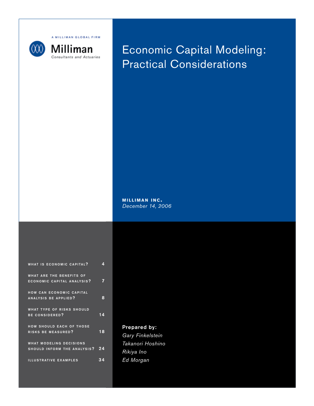 Economic Capital Modeling: Practical Considerations