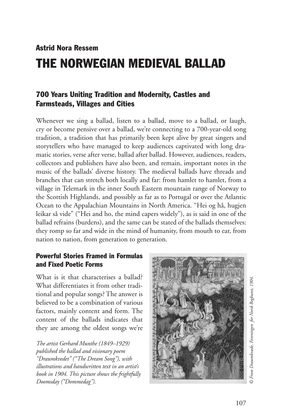 The Norwegian Medieval Ballad