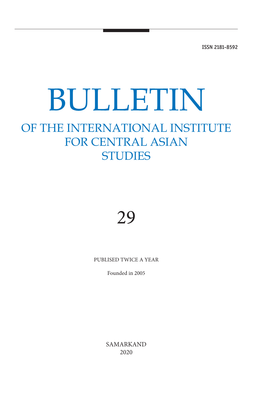 Of the International Institute for Central Asian Studies