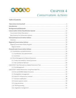 Conservation Actions