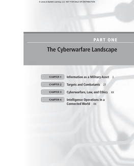 The Cyberwarfare Landscape