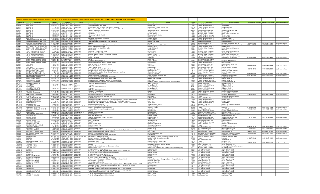 MA-Booklist AY2019-2020