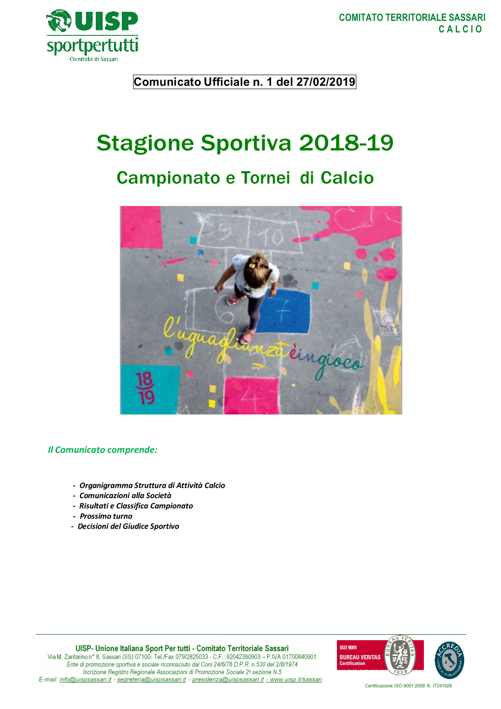 Stagione Sportiva 2018-19
