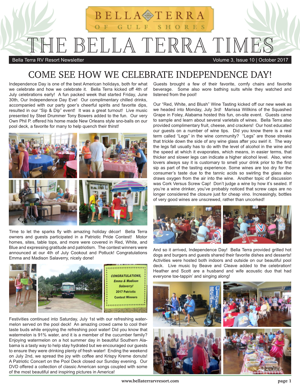 The Bella Terra Times
