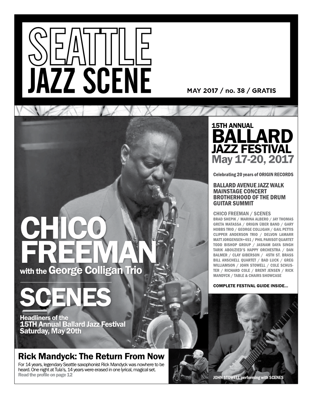 BALLARD JAZZ FESTIVAL May 17-20, 2017