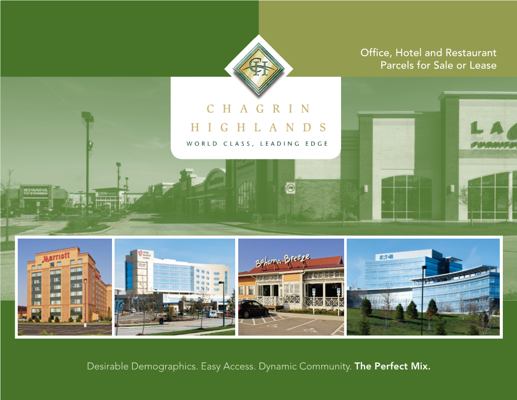 Chagrin Highlands Brochure.Indd