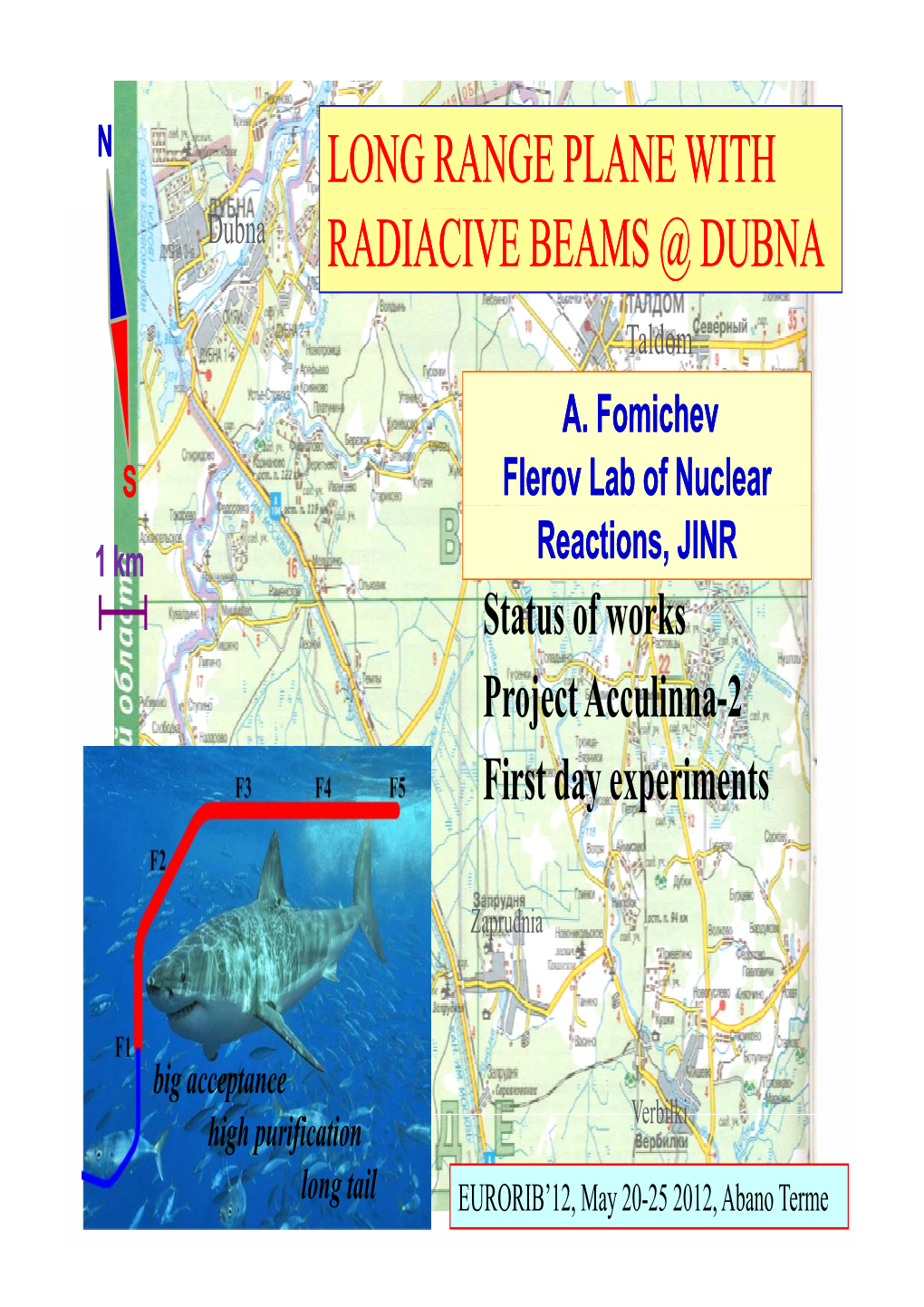 Long Range Plane with Radiacive Beams @ Dubna