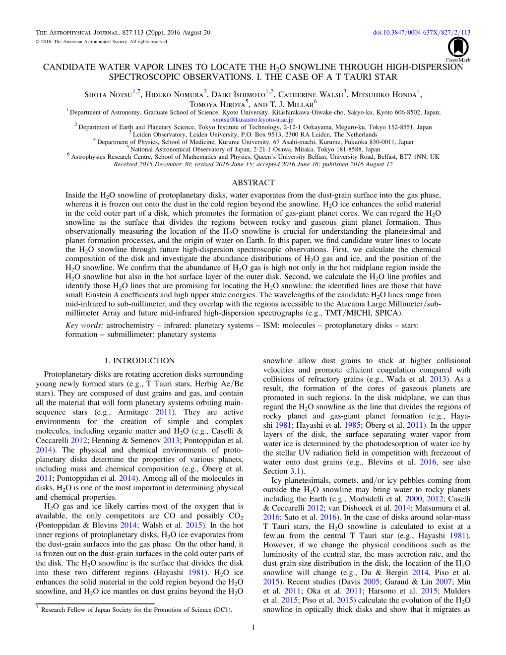 Candidate Water Vapor Lines to Locate the H2o Snowline Through High-Dispersion Spectroscopic Observations