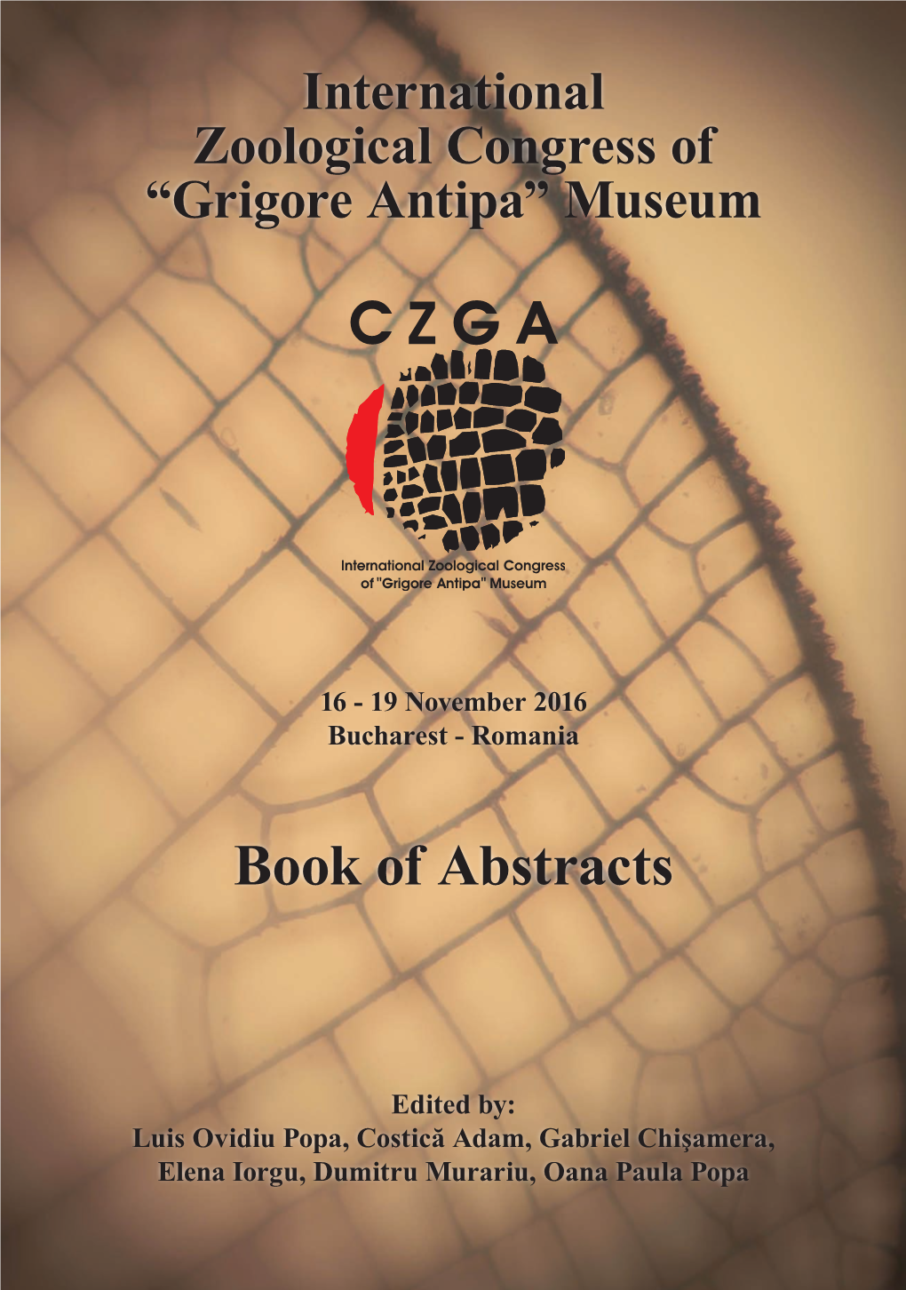 International Zoological Congress of “Grigore Antipa” Museum