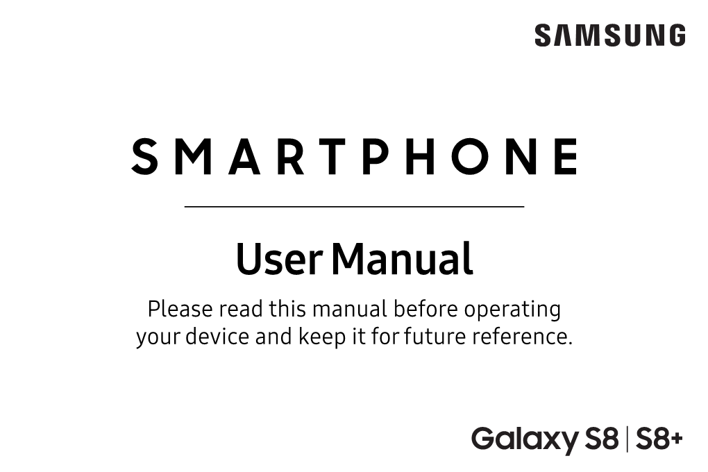 Samsung S8 / S8+ G950U / G955U User Manual