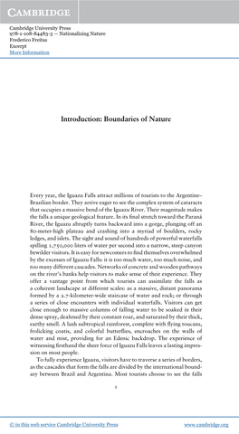 Introduction: Boundaries of Nature