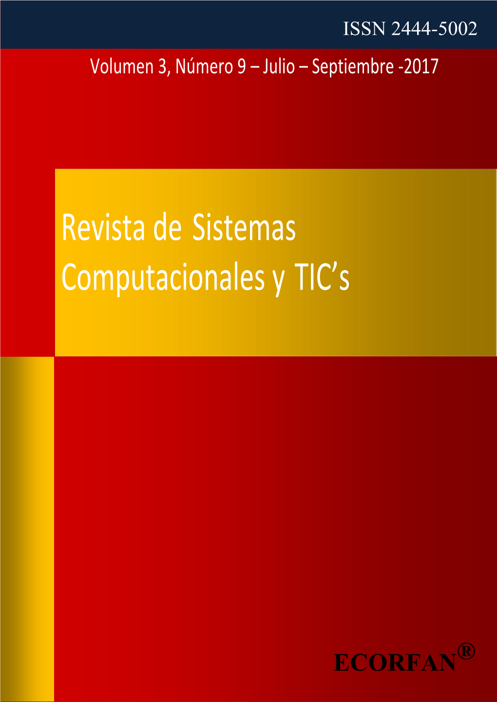 Revista De Sistemas Computacionales Y TIC's