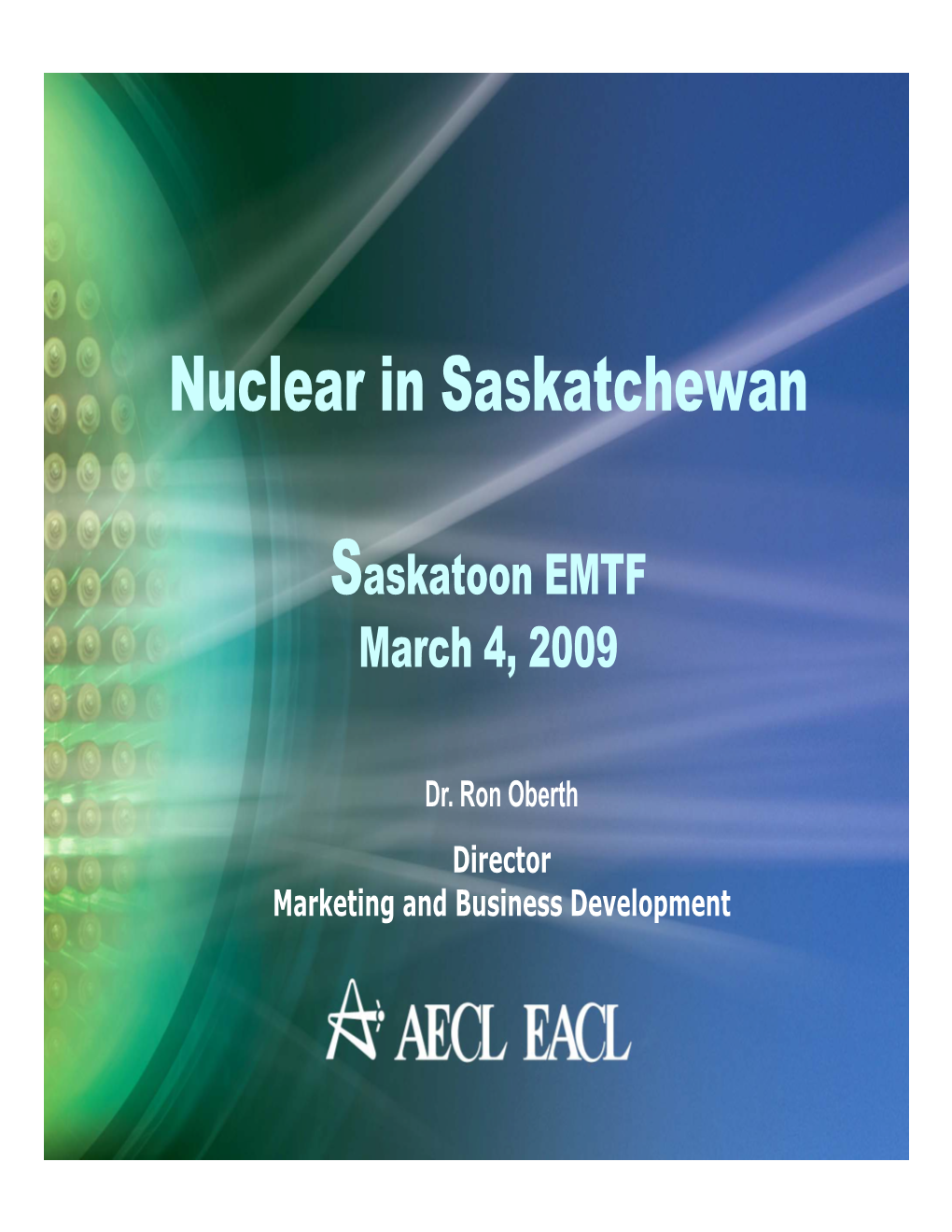 Nuclear in Saskatchewan