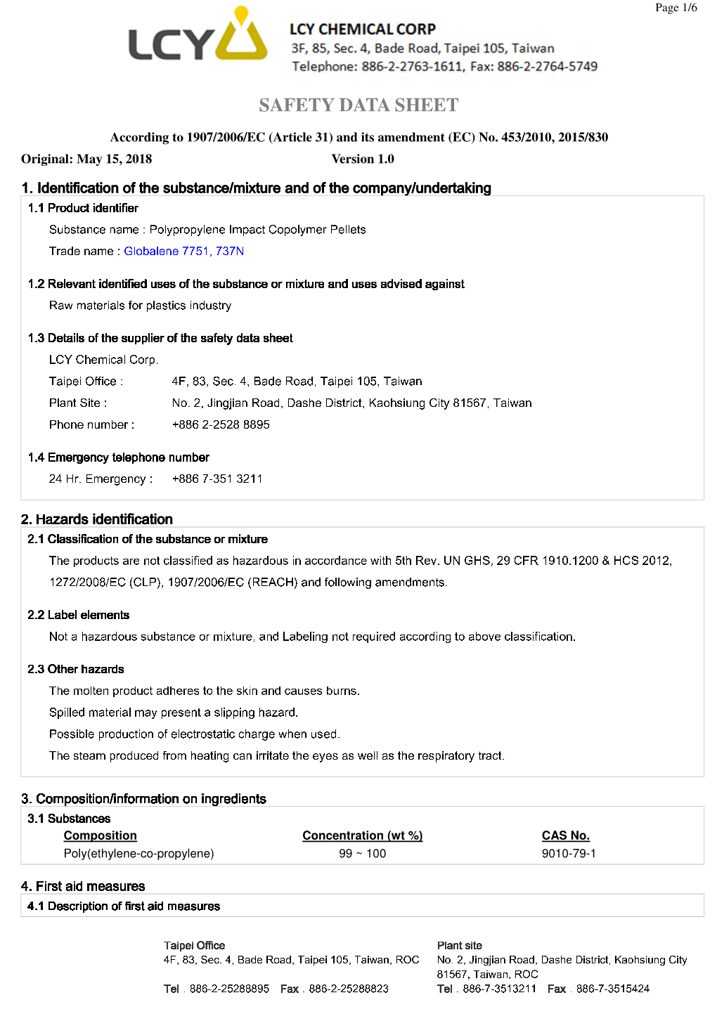 Safety Data Sheet