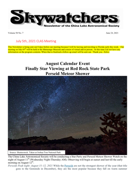 China Lake Astronomical Society Members and Friends of CLAS