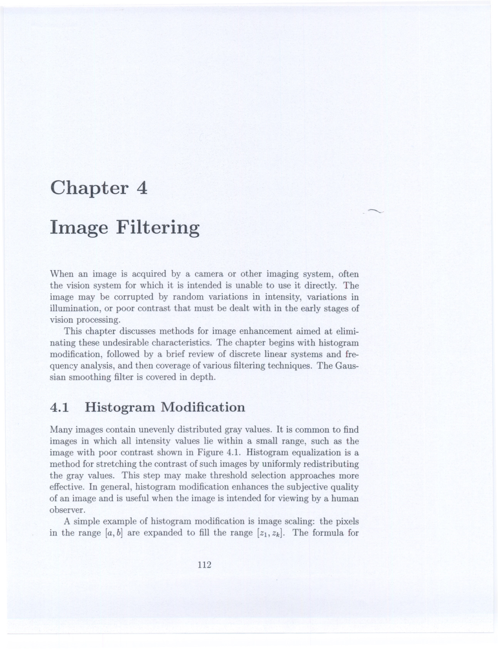 Image Filtering