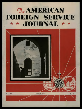 The Foreign Service Journal, August 1934