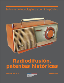 Radiodifusión, Patentes Históricas