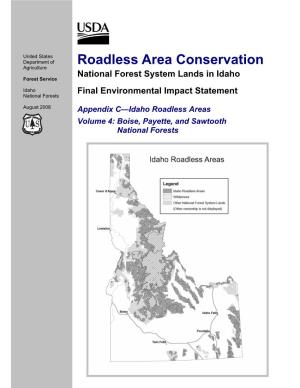 Idaho Roadless Conservation FEIS