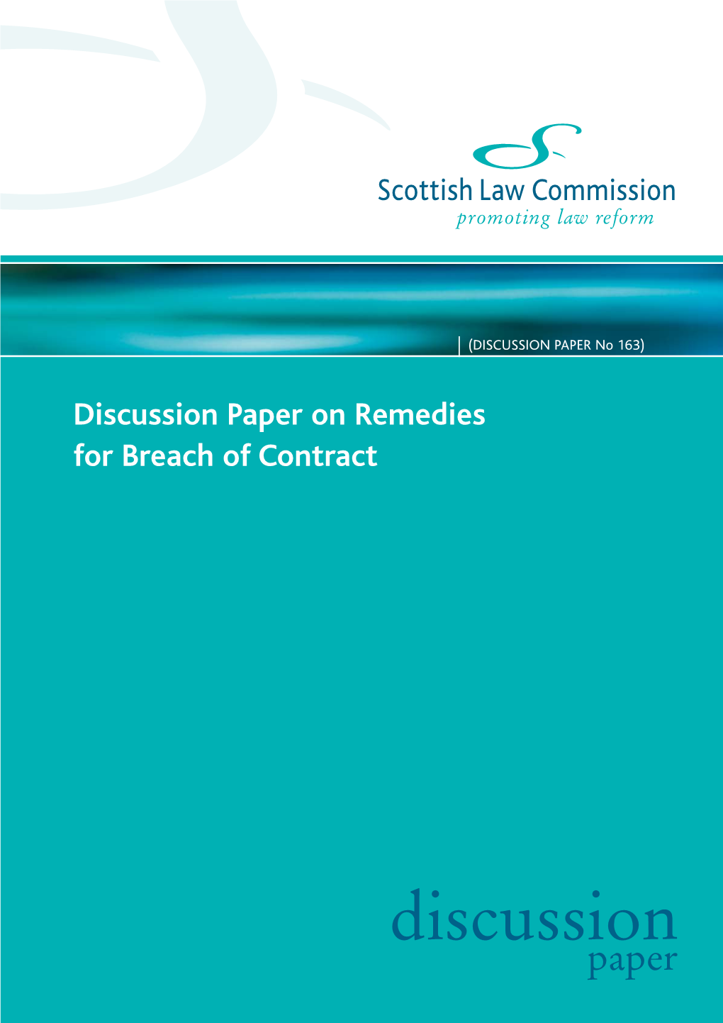 Discussion Paper on Remedies for Breach of Contract