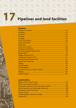 Pipelines and Land Facilities