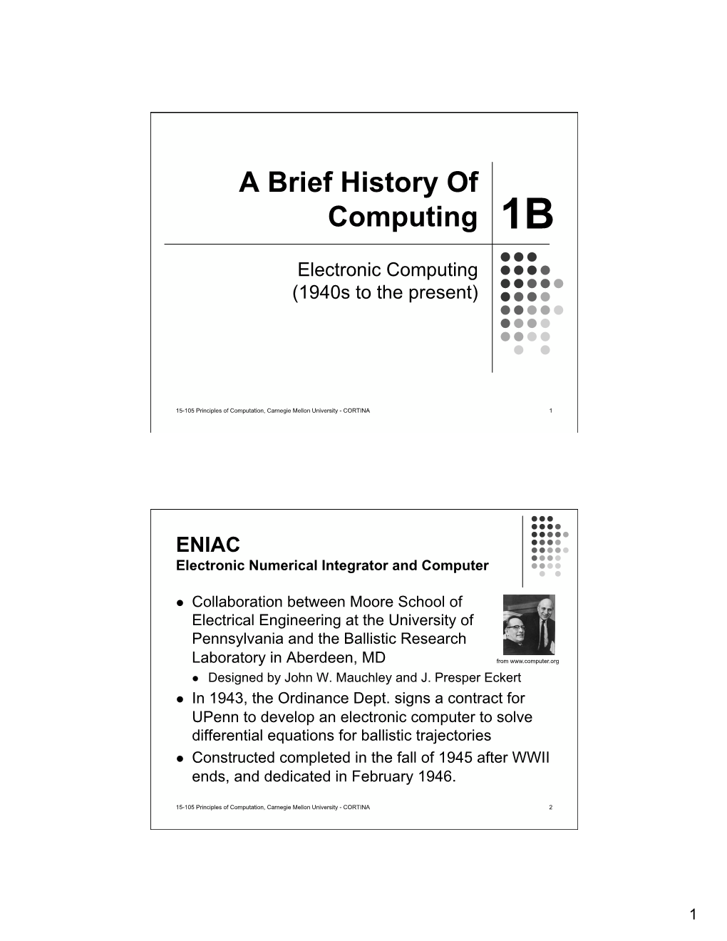 A Brief History of Computing