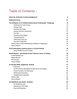 Table of Contents​