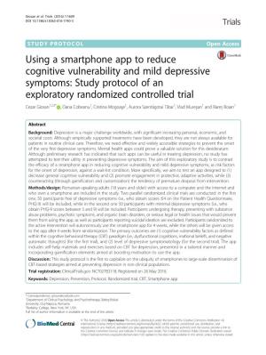 Using a Smartphone App to Reduce Cognitive